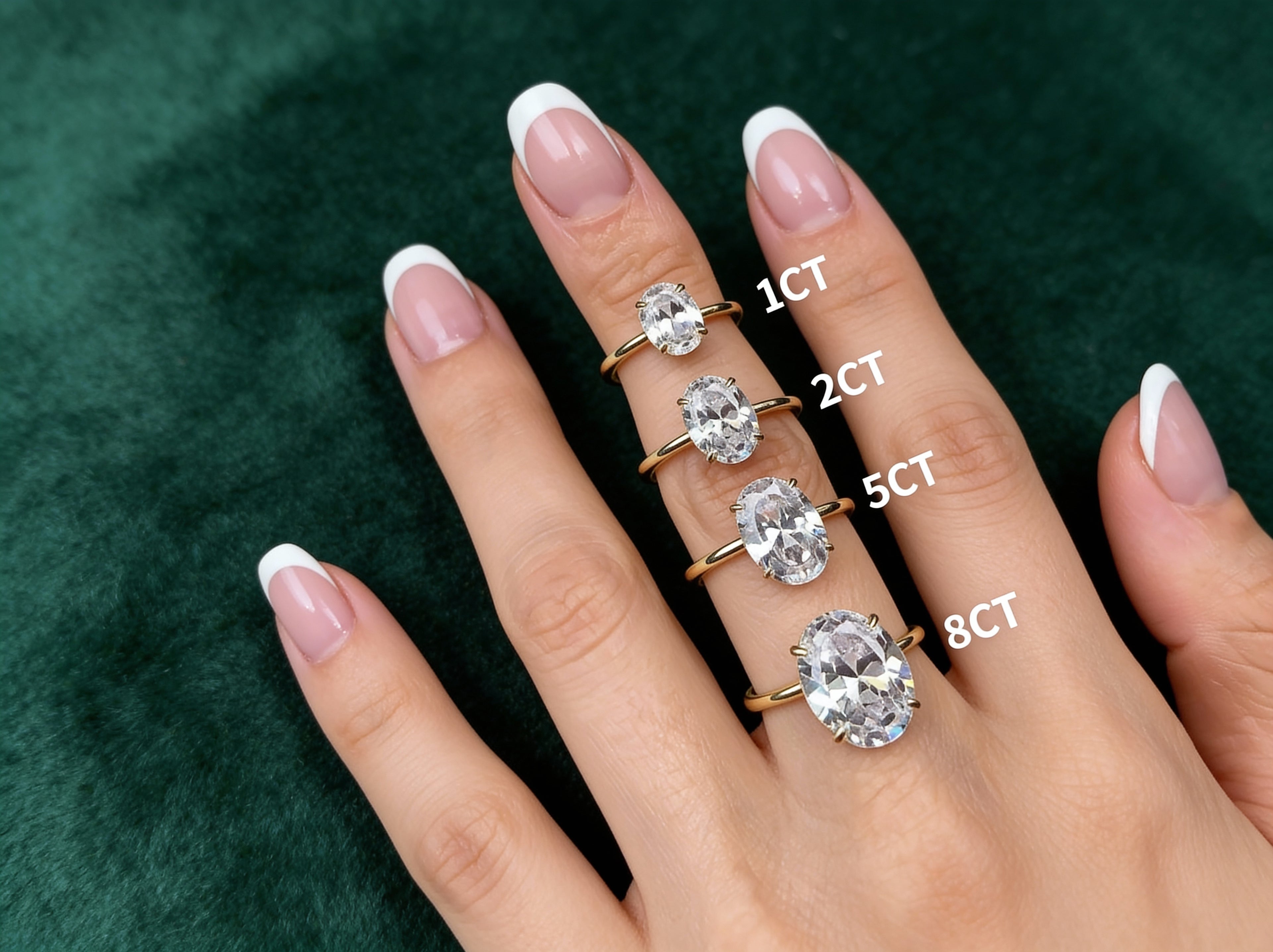 Bergelli Promise Ring – 925 Sterling Silver with Sparkling Cubic Zirconia