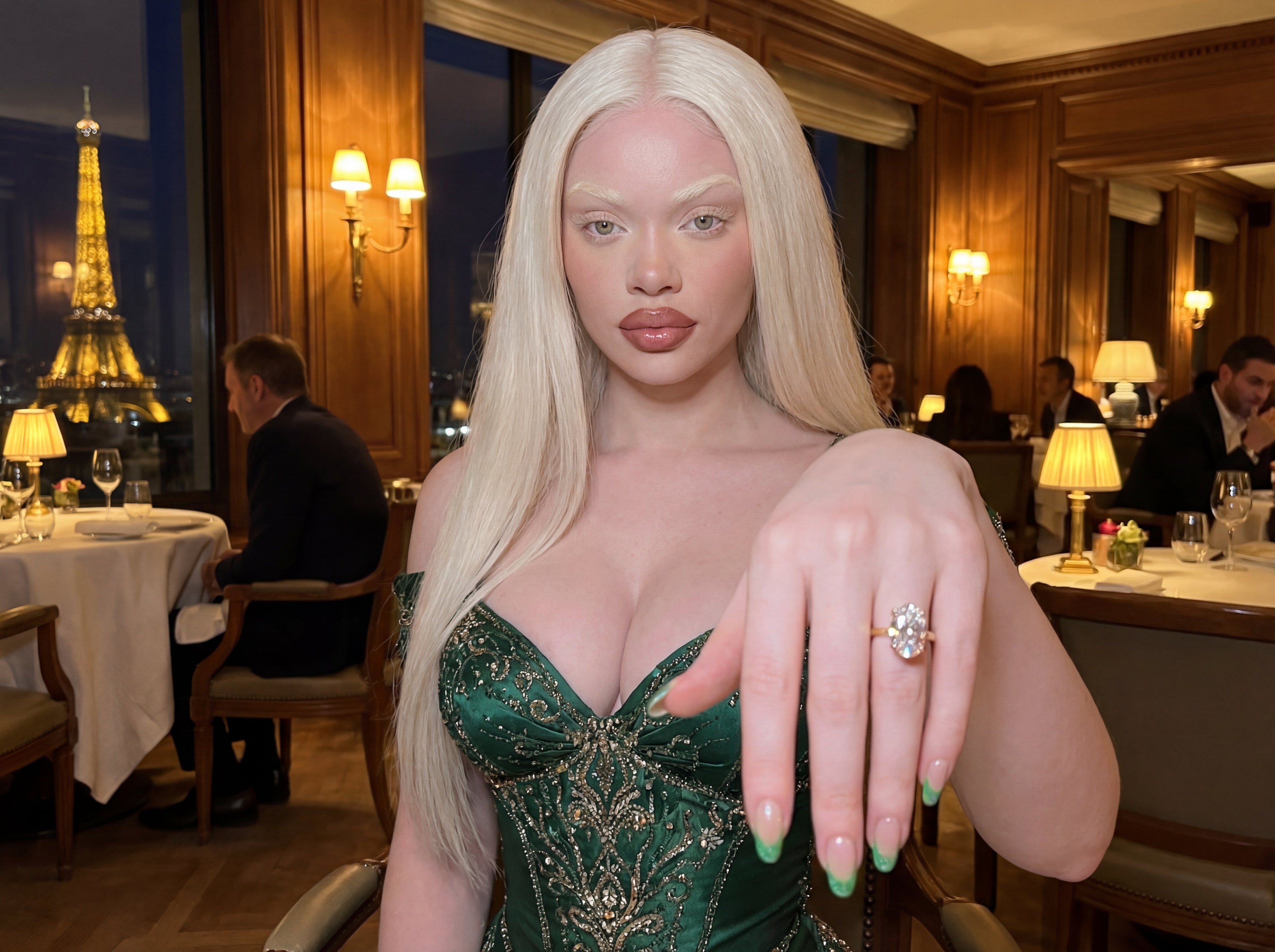 Bergelli Promise Ring – 925 Sterling Silver with Sparkling Cubic Zirconia